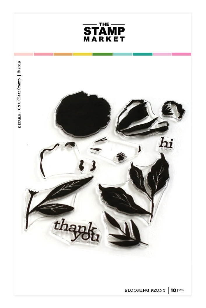 Blooming Peony Stamp Set