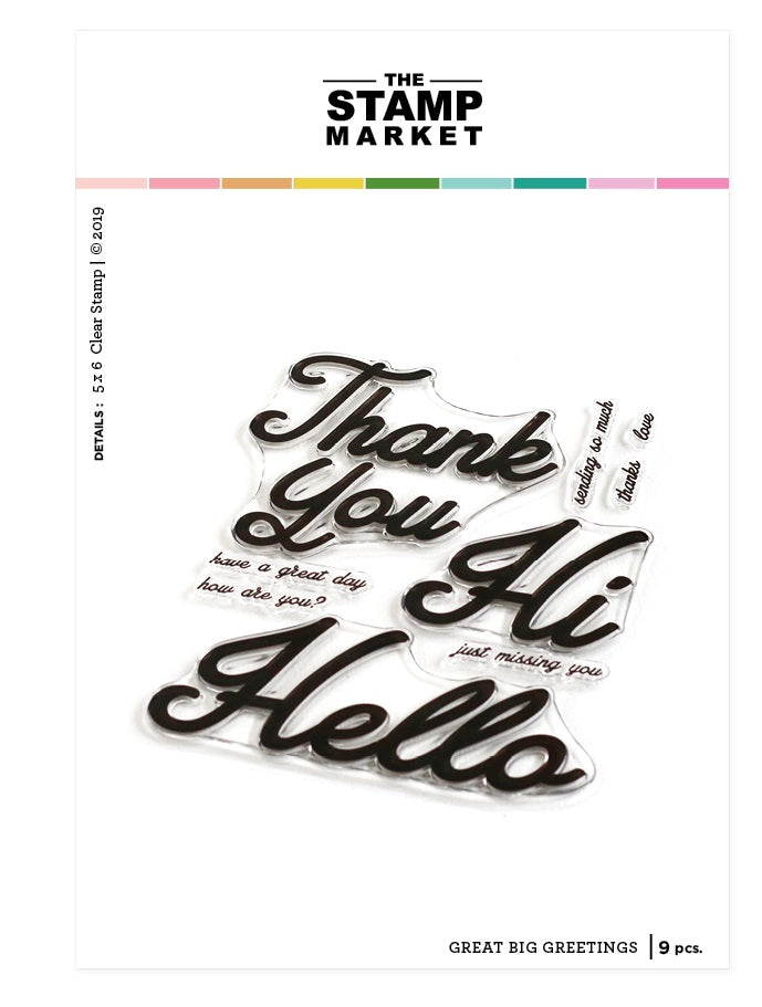 Great Big Greetings Stamp Set