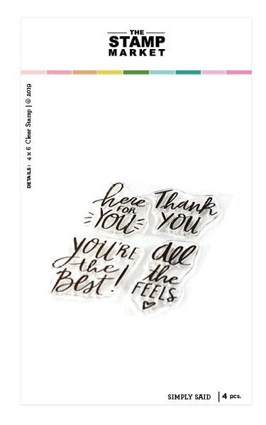 Simply Said Stamp Set
