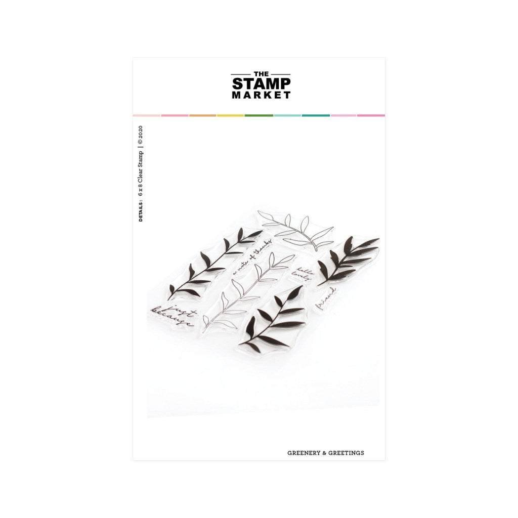 Greenery & Greetings Stamp Set