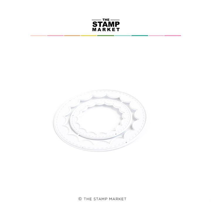 Scalloped Circle Frames Dies