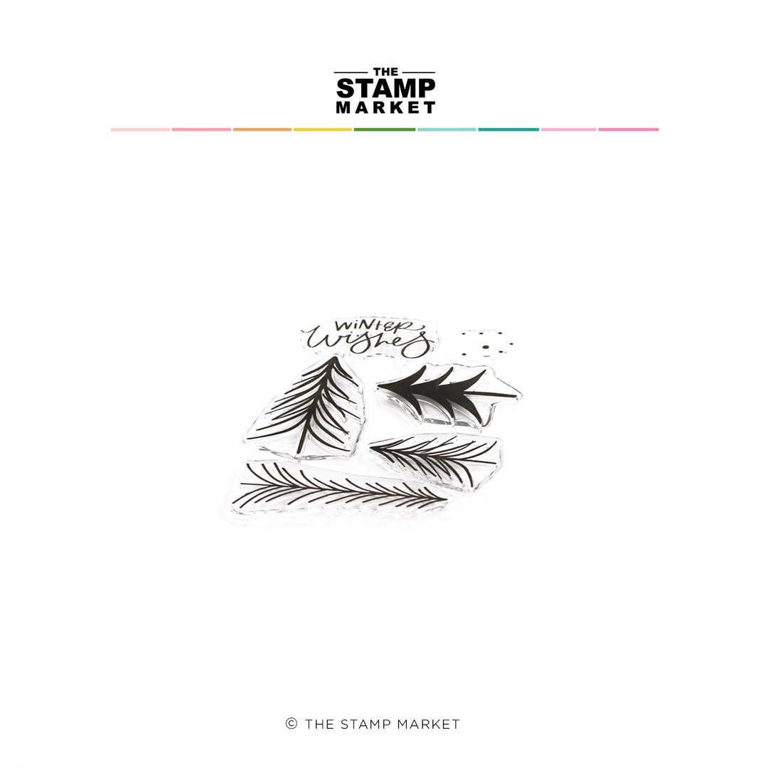 Winter's Wispy Trees Stamp Set