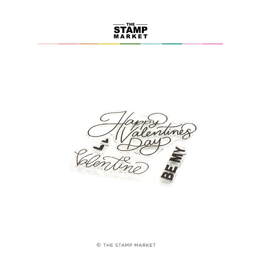Happy Valentines Day Stamp