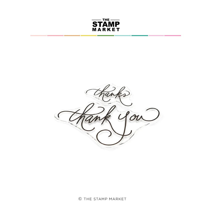 Super Scripty Thank You Stamp Set