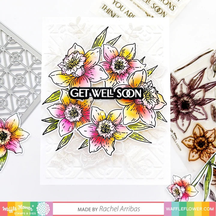 Daffodil Coloring Stencils