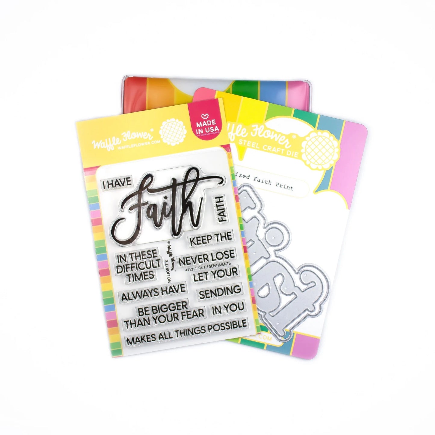 Faith Sentiments Stamp & Die