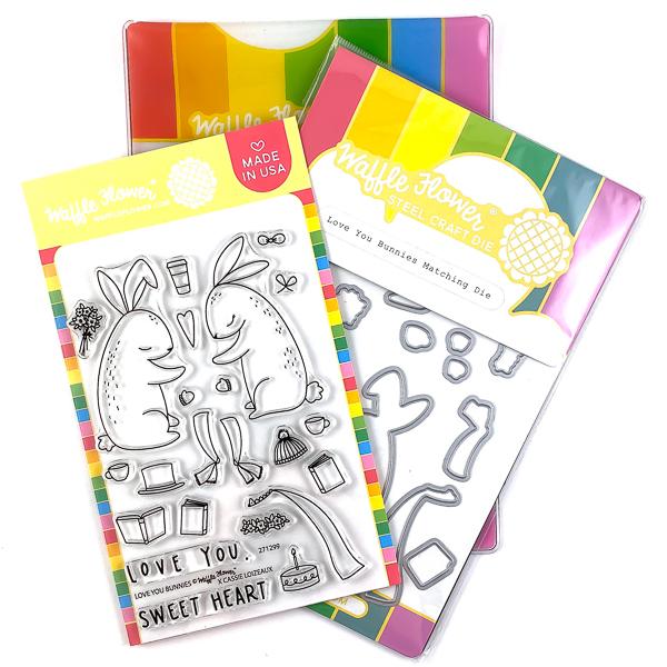 Love You Bunnies Stamp & Die