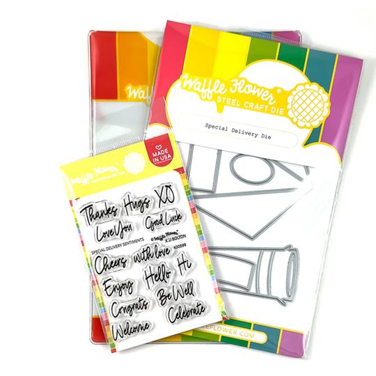 Special Delivery Sentiments Stamp & Die