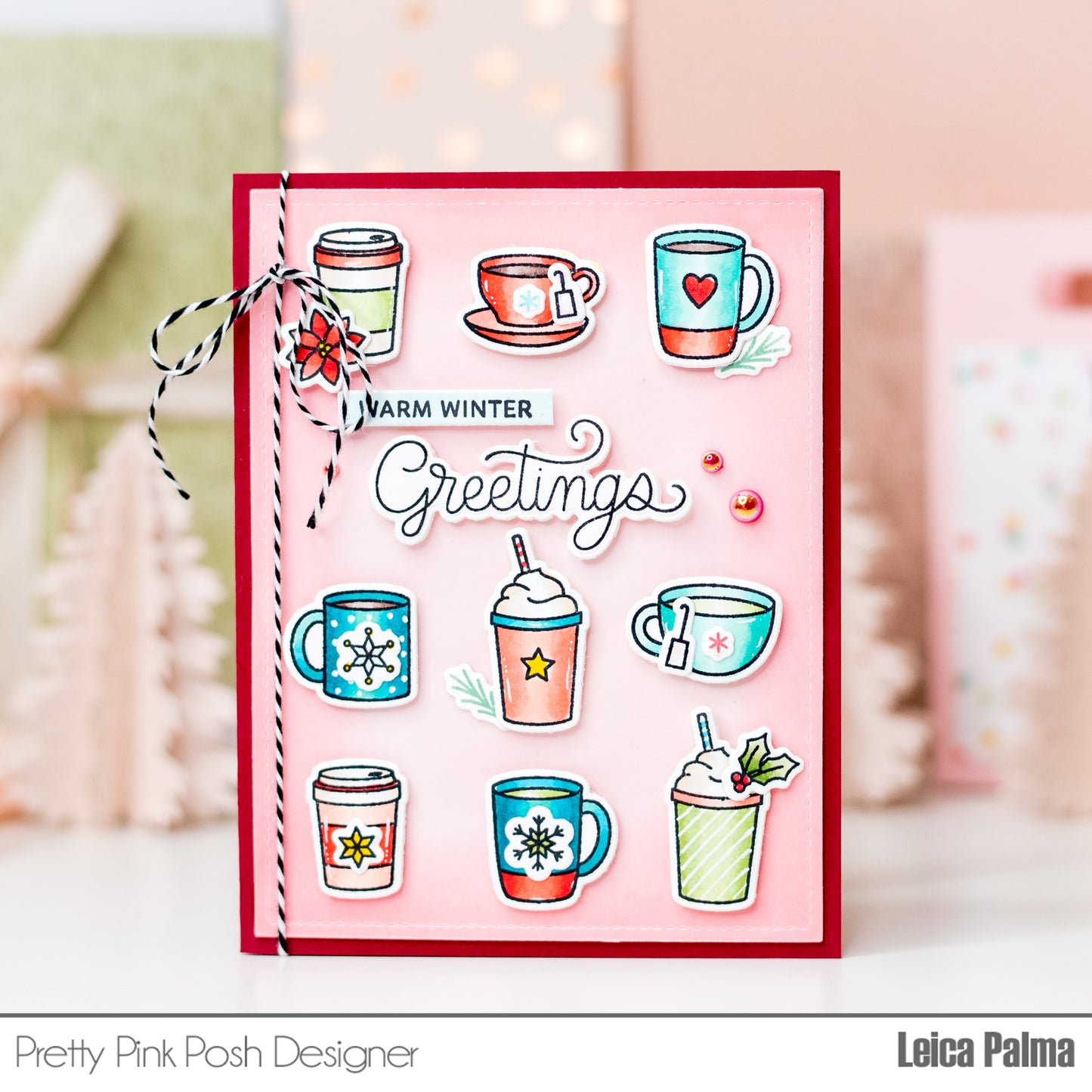 Winter Drinks Stamp Set