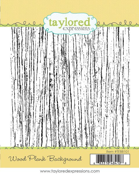 Wood Plank Background Stamp