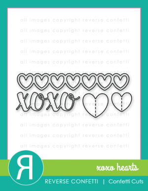 XOXO Hearts Confetti Cuts Die