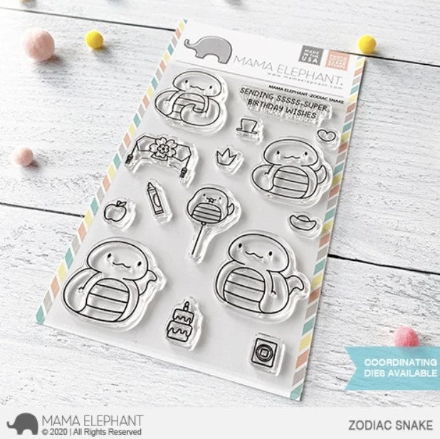 Zodiac Snake Stamp Set