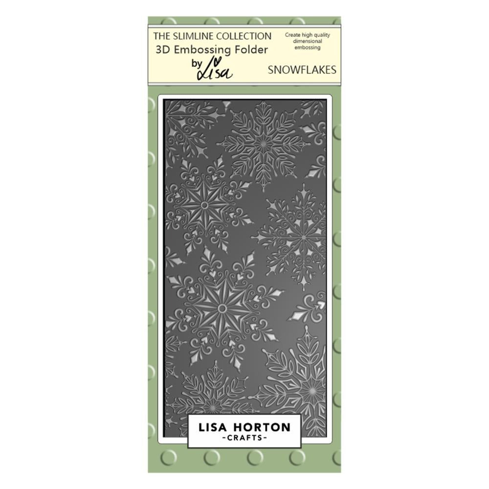 Slimline Snowflakes Embossing Folder