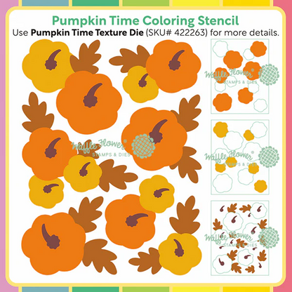Pumpkin Time Coloring Stencils
