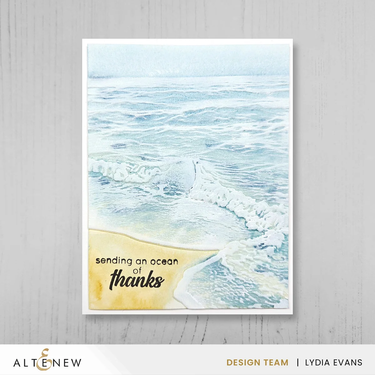 Whispering Waves 3D Embossing Folder 