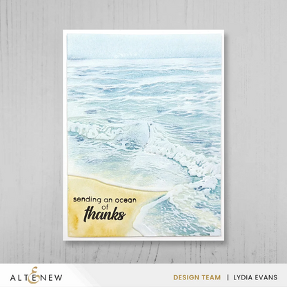 Whispering Waves 3D Embossing Folder 