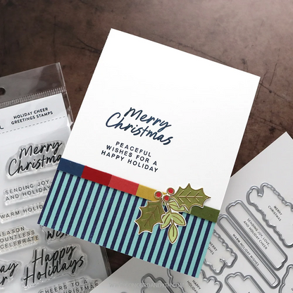 Holiday Cheer Greetings Stamp Set