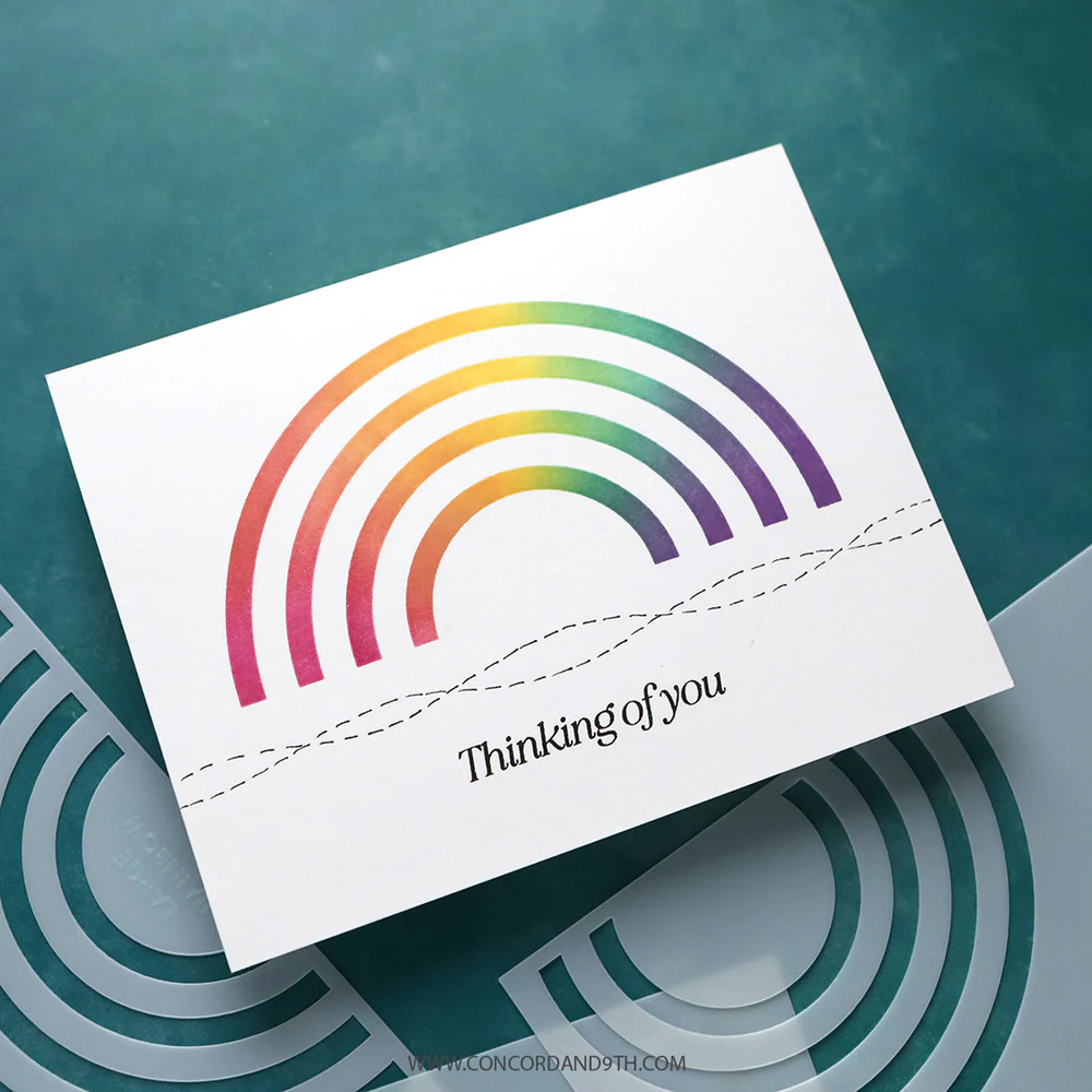 Radiating Circles Stencil Pack 