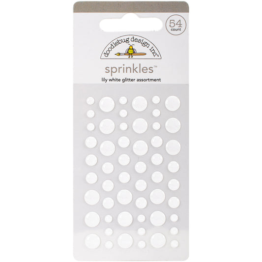 Lily White Glitter Assortment Sprinkles