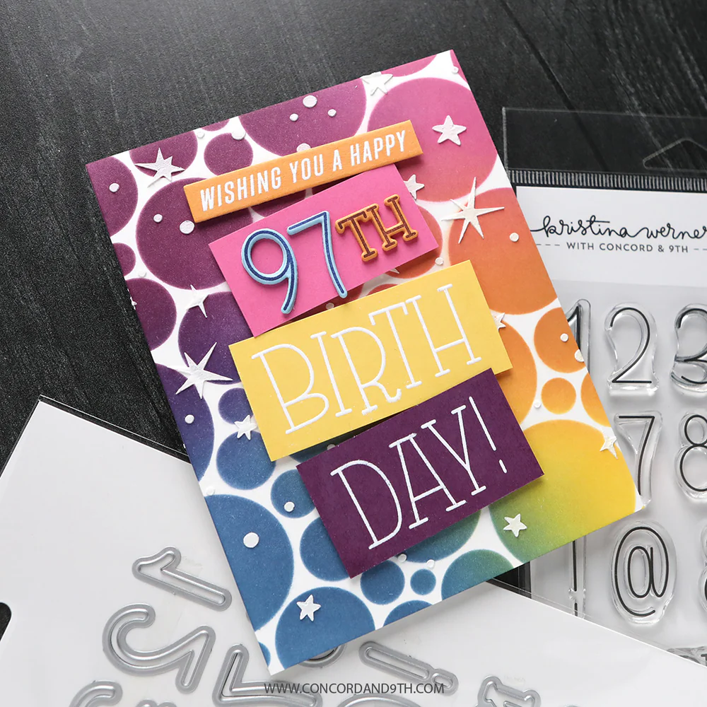 Lucky Numbers Stamp Set 