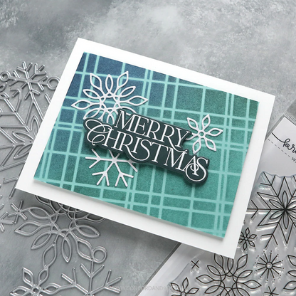 Elegant Holiday Greetings Dies