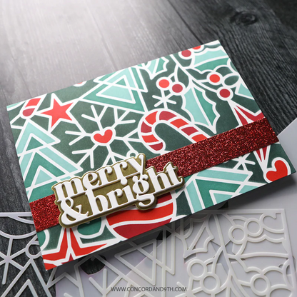 Holiday Icons Stencil Pack