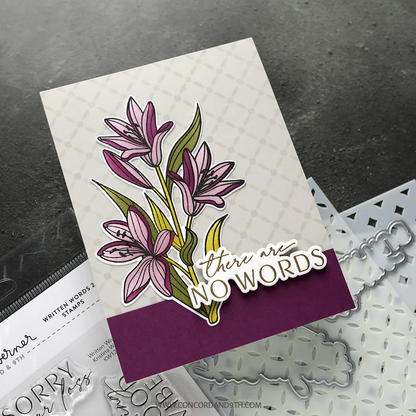 Written Words 2 Stamp Set