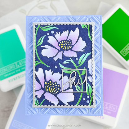 Aubrey Blooms Background Stamp