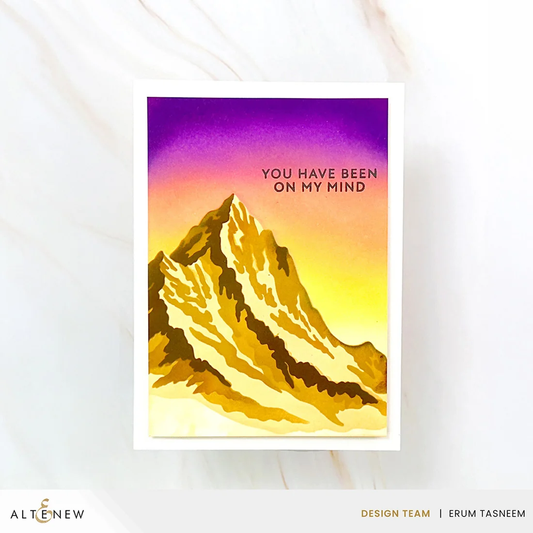 Mountain Peak Stencils