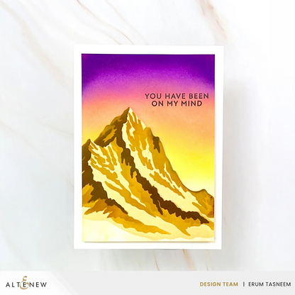 Mountain Peak Stencils