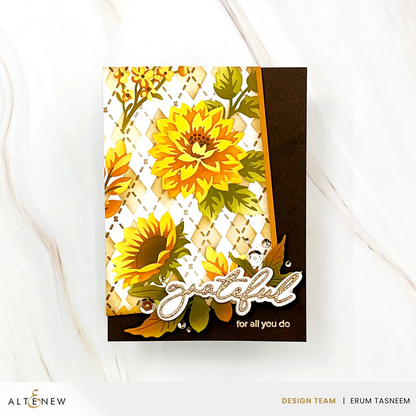 Stencil Art: Botanical Argyle Stencils
