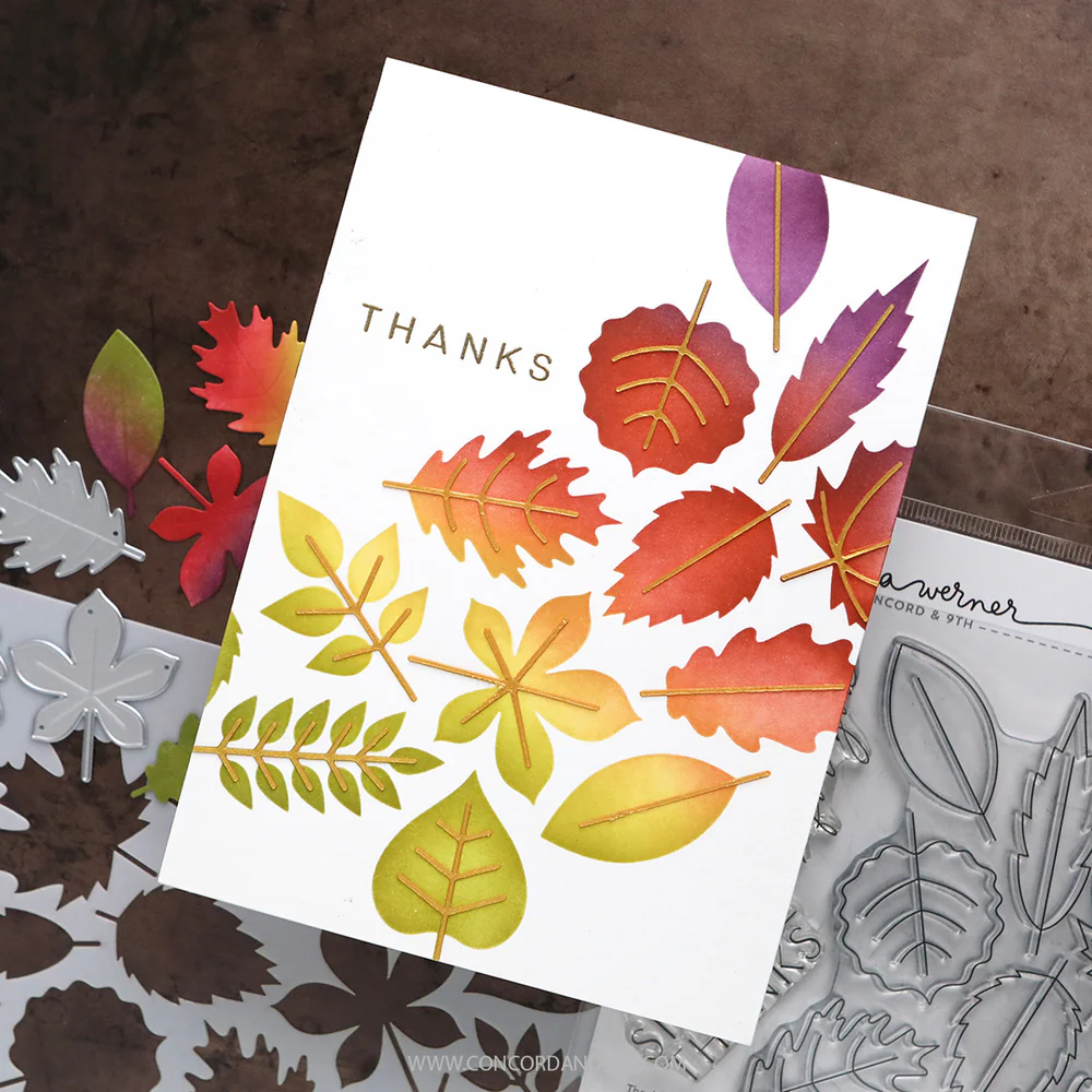 Thankful Leaves Stencil Pack