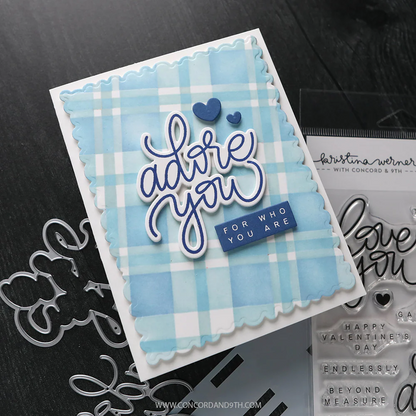 Plaid Perfection Stencils