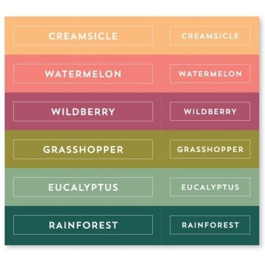 C9 2024 Color Collection Ink Pad & Cube Labels – Butterfly Reflections ...