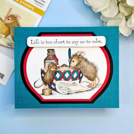 House Mouse Secret Ingredient Rubber Stamp Set