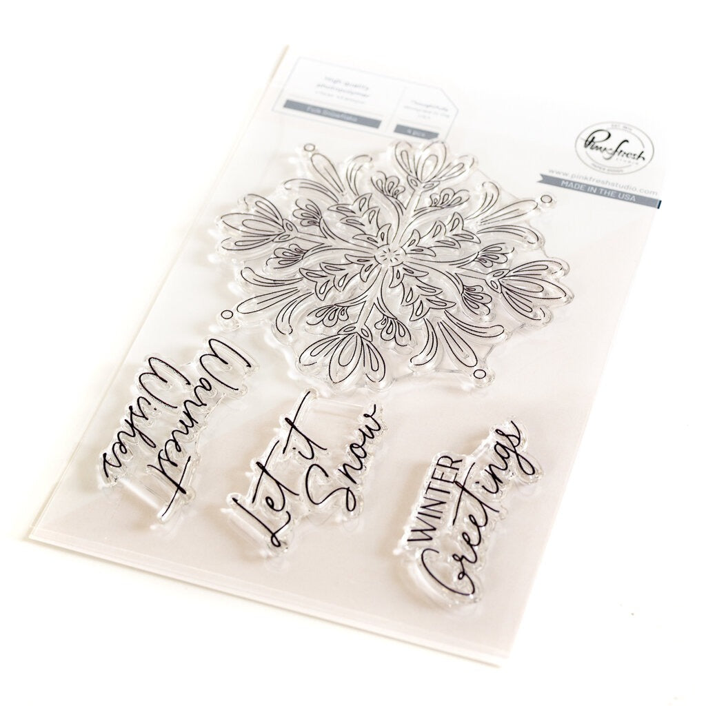 Folk Snowflake Stamp Set