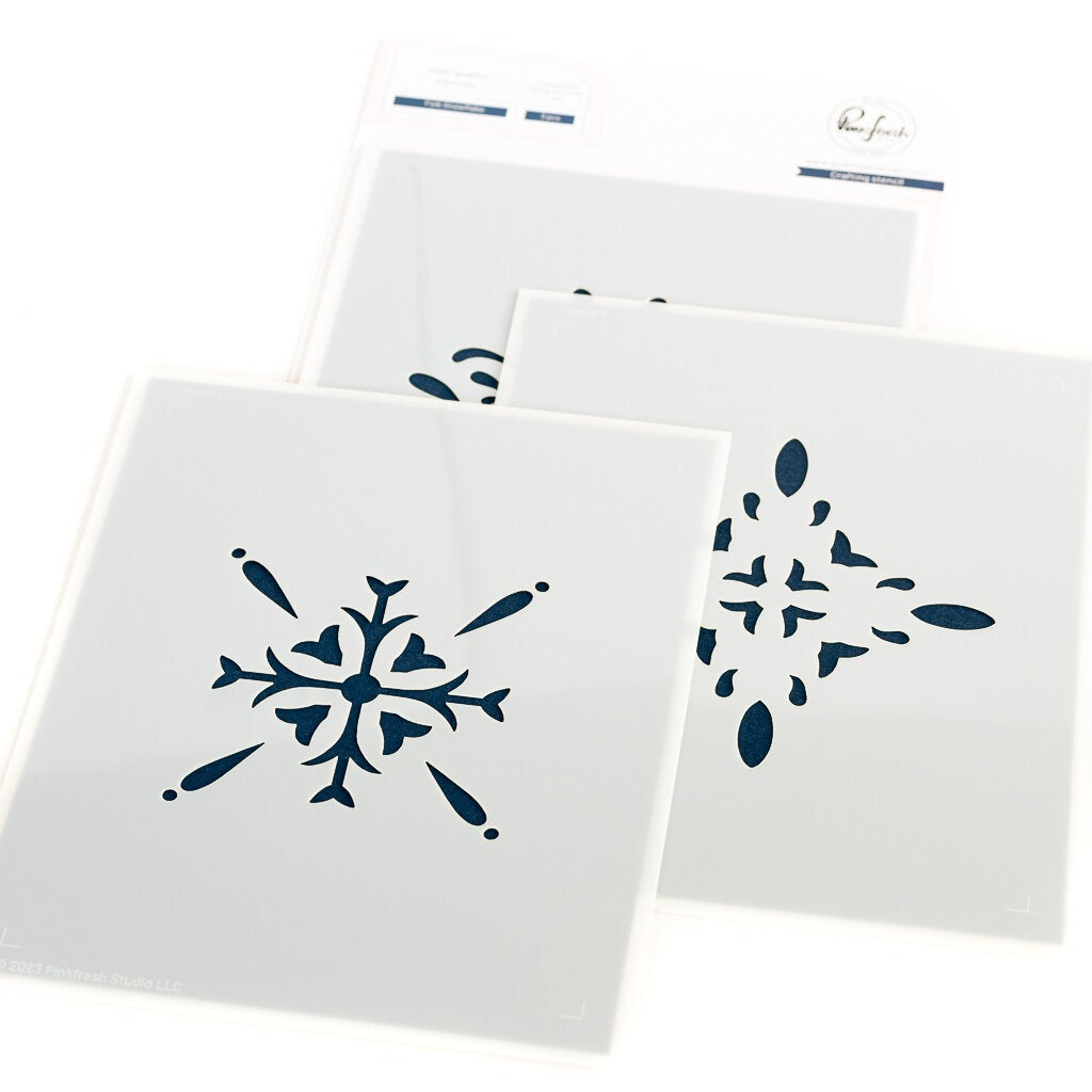 Folk Snowflake Stencils