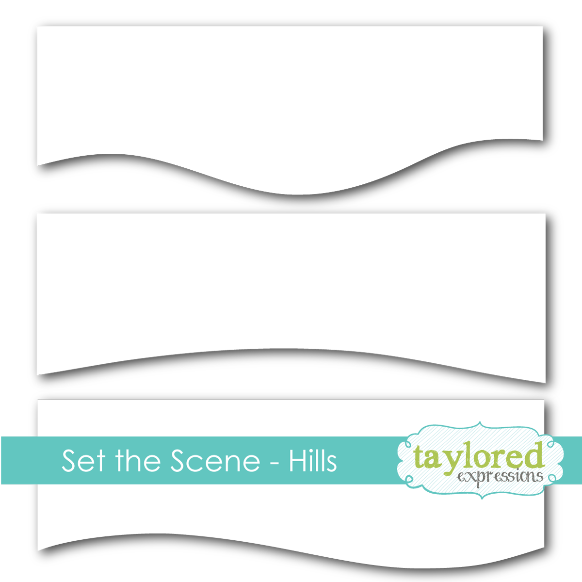 Set the Scene - Hills Stencil Strips