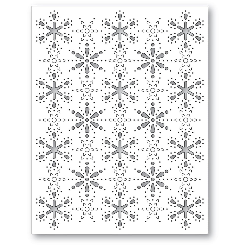 Scandinavian Snowflake Plate Die