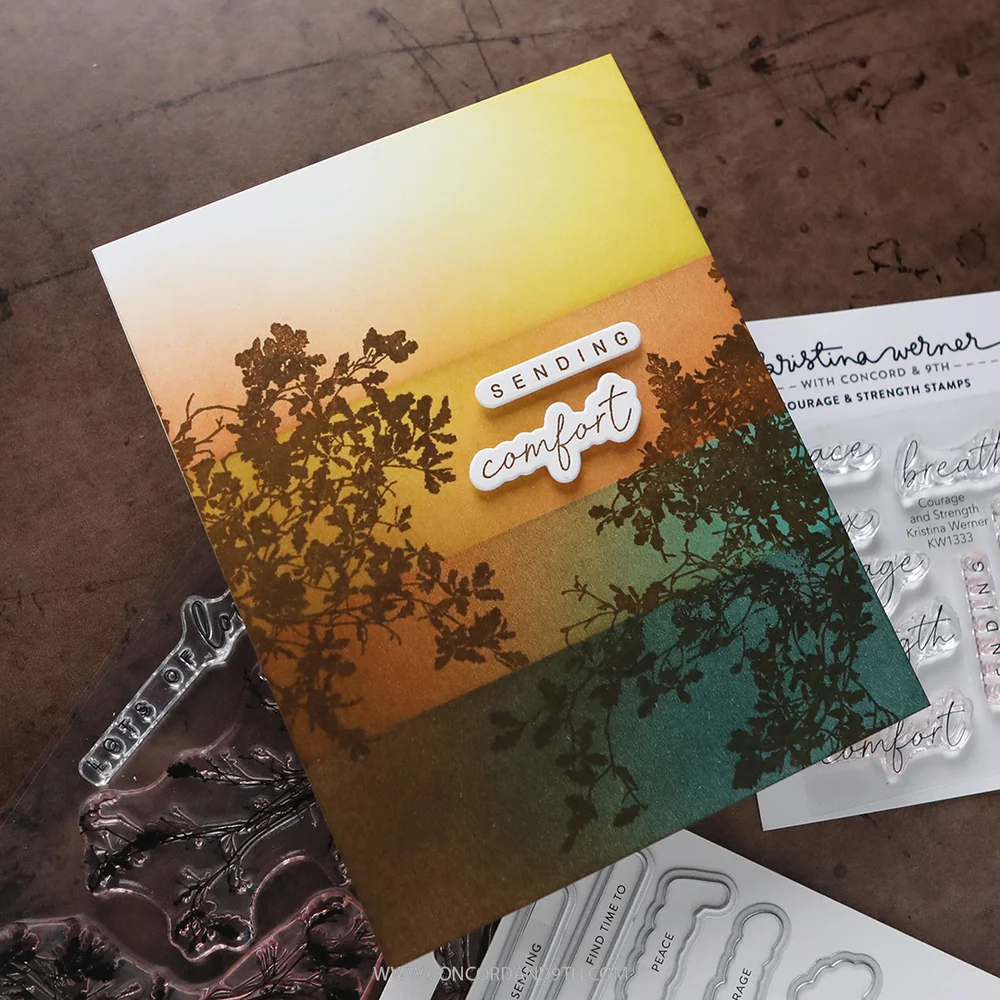 Calm Canopy Stamp Set
