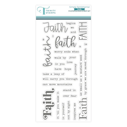 Simply Sentimental - Faith Stamp Set 