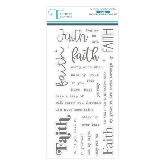 Simply Sentimental - Faith Stamp Set 