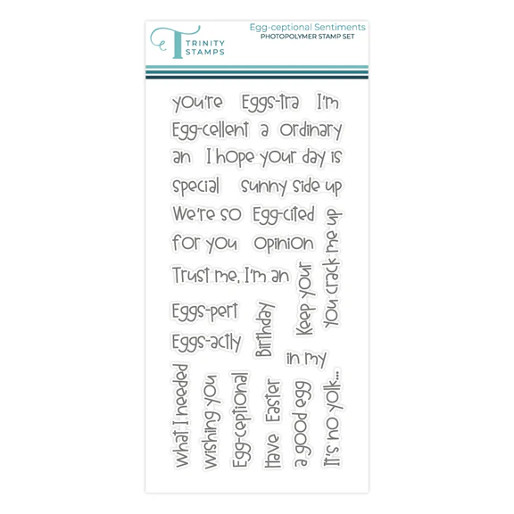 Egg-ceptional Sentiments Stamp Set 