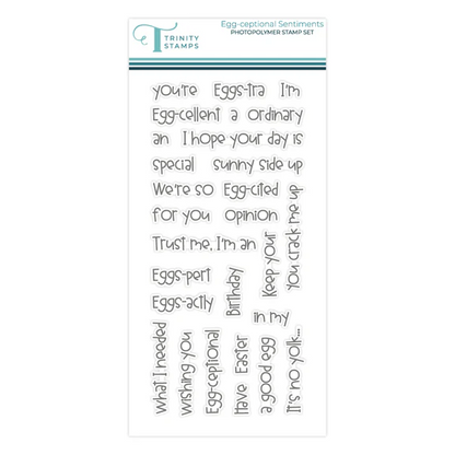 Egg-ceptional Sentiments Stamp Set 