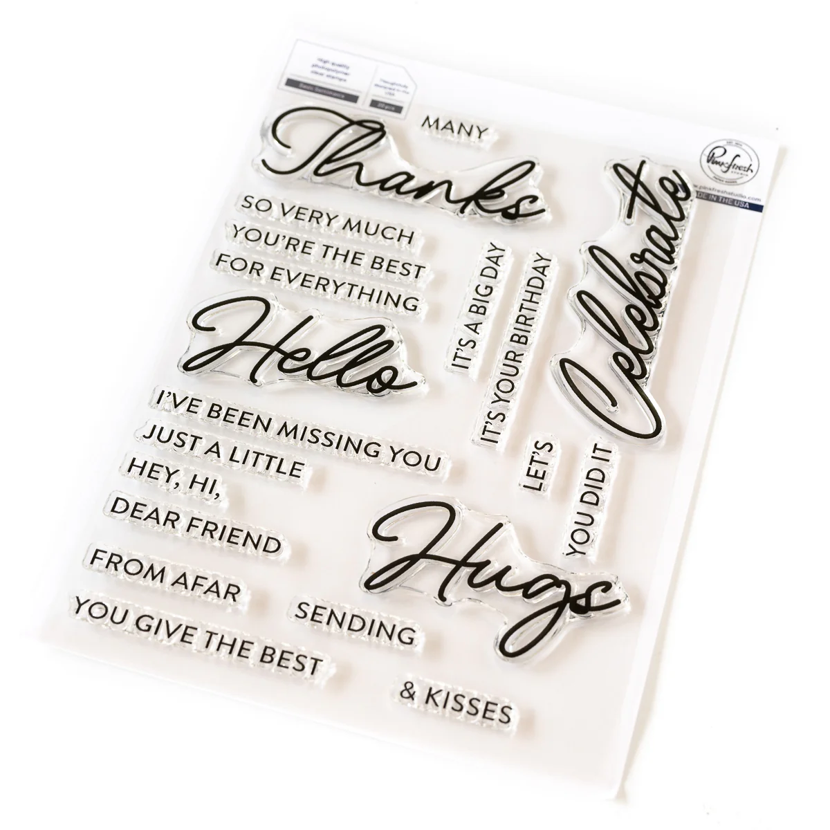 Basic Sentiments Stamp Set