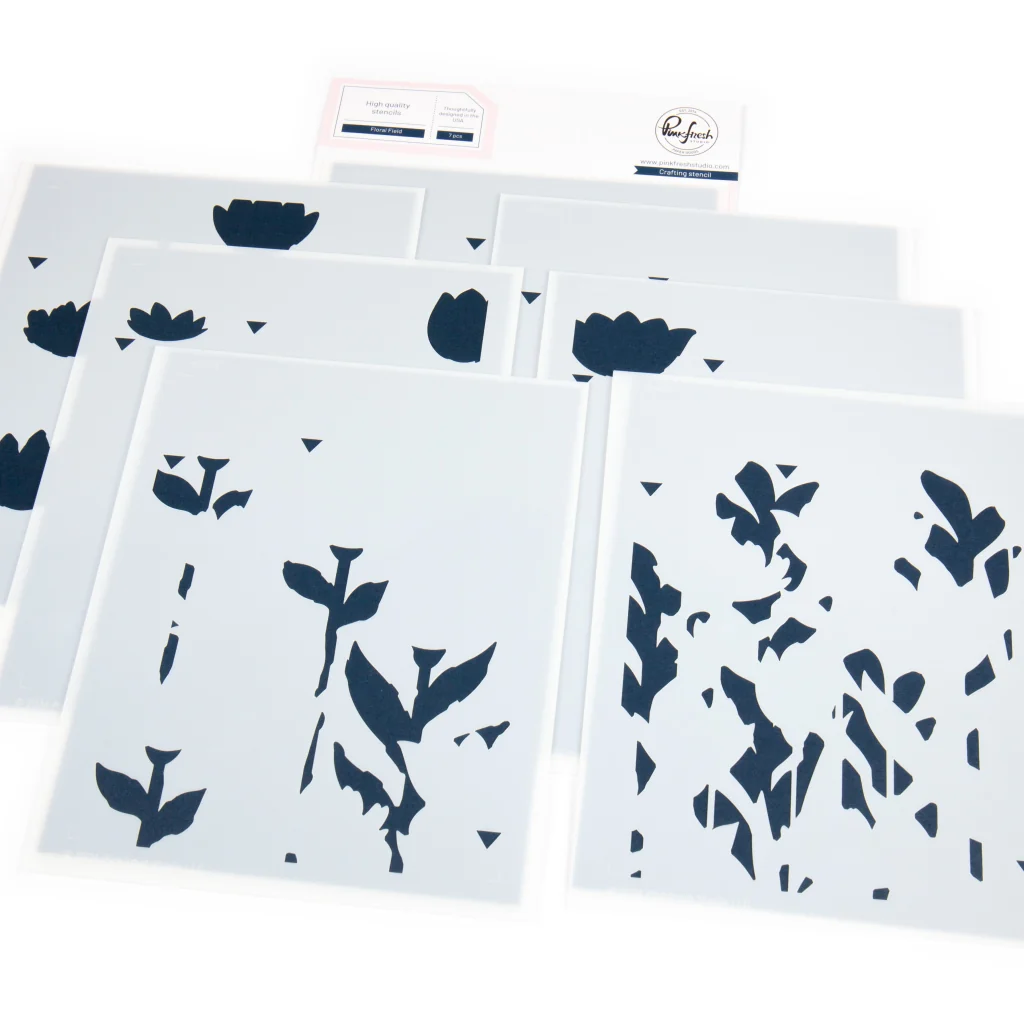 Floral Field Stencils