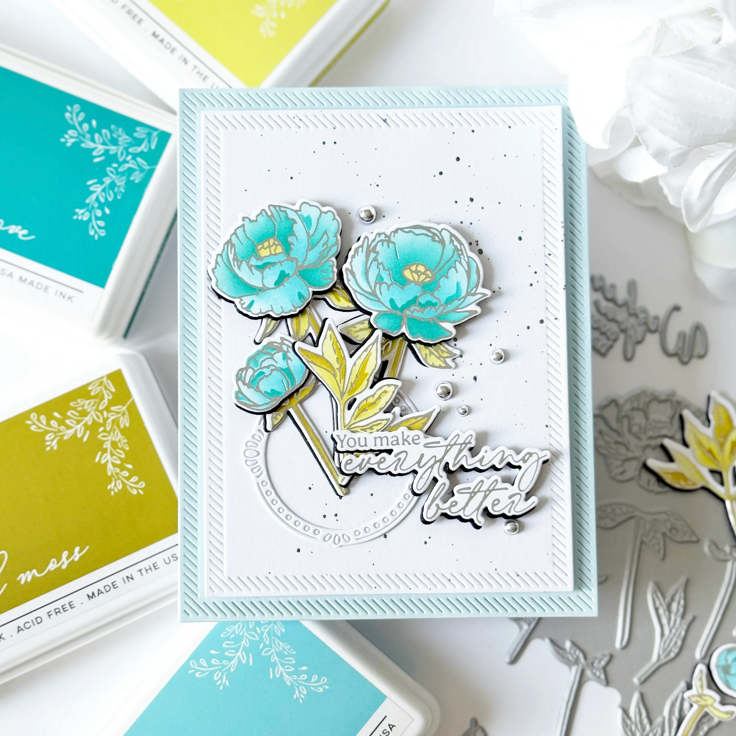 Essentials: Nested Rectangles Diagonal Stitch Die 