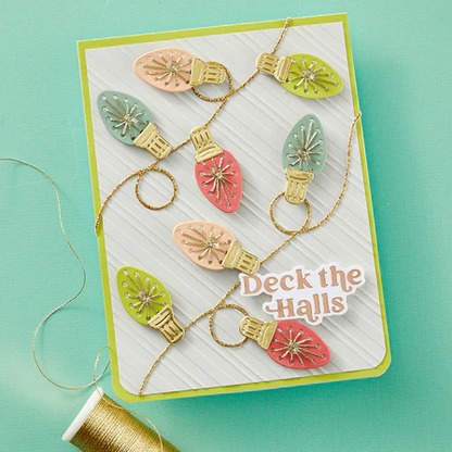 Stitched String Lights Etched Dies
