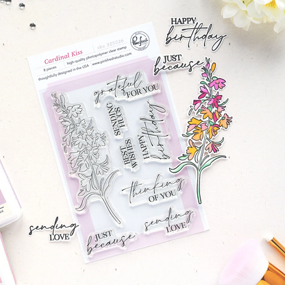 Cardinal Kiss Stamp Set 