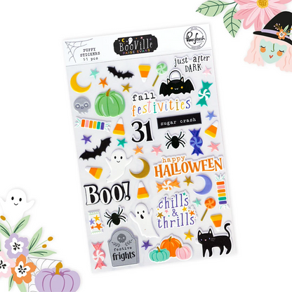 BooVille Puffy Stickers 